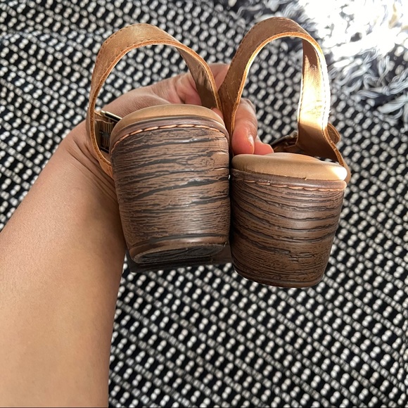 boc | Shoes | Boc Born Stone Mary Jane Clogs Sandals Leather | Poshmark